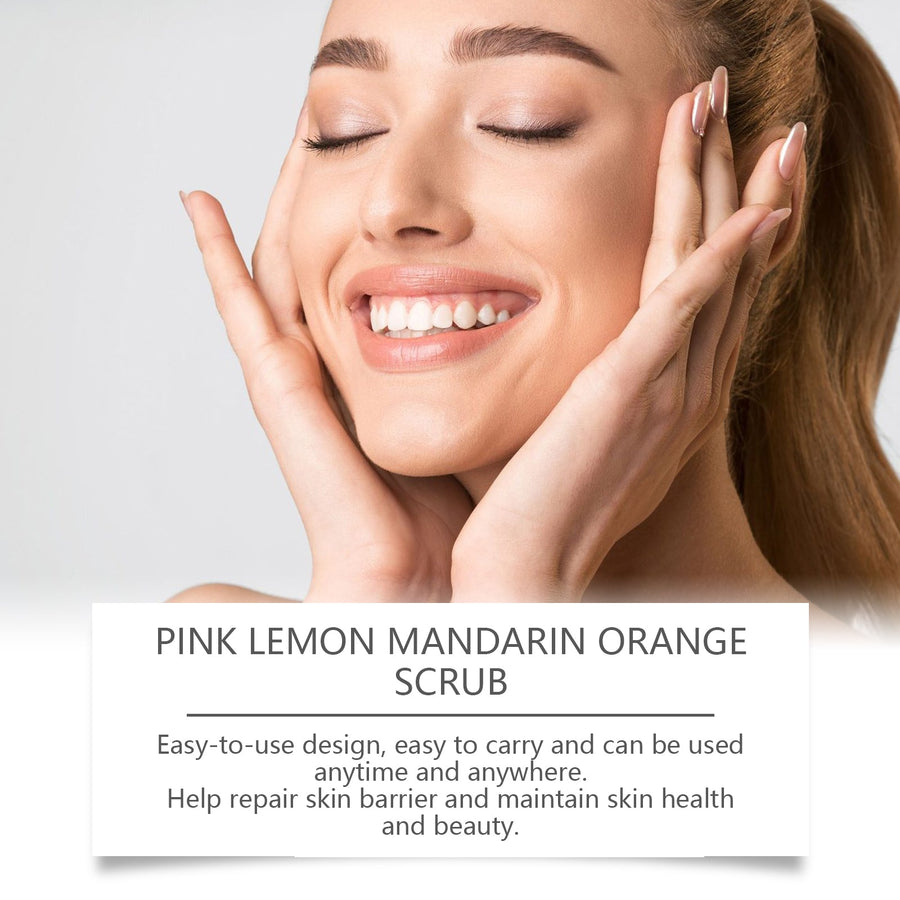 Brightening Face Scrub With Citrus Extracts For Dull Skin