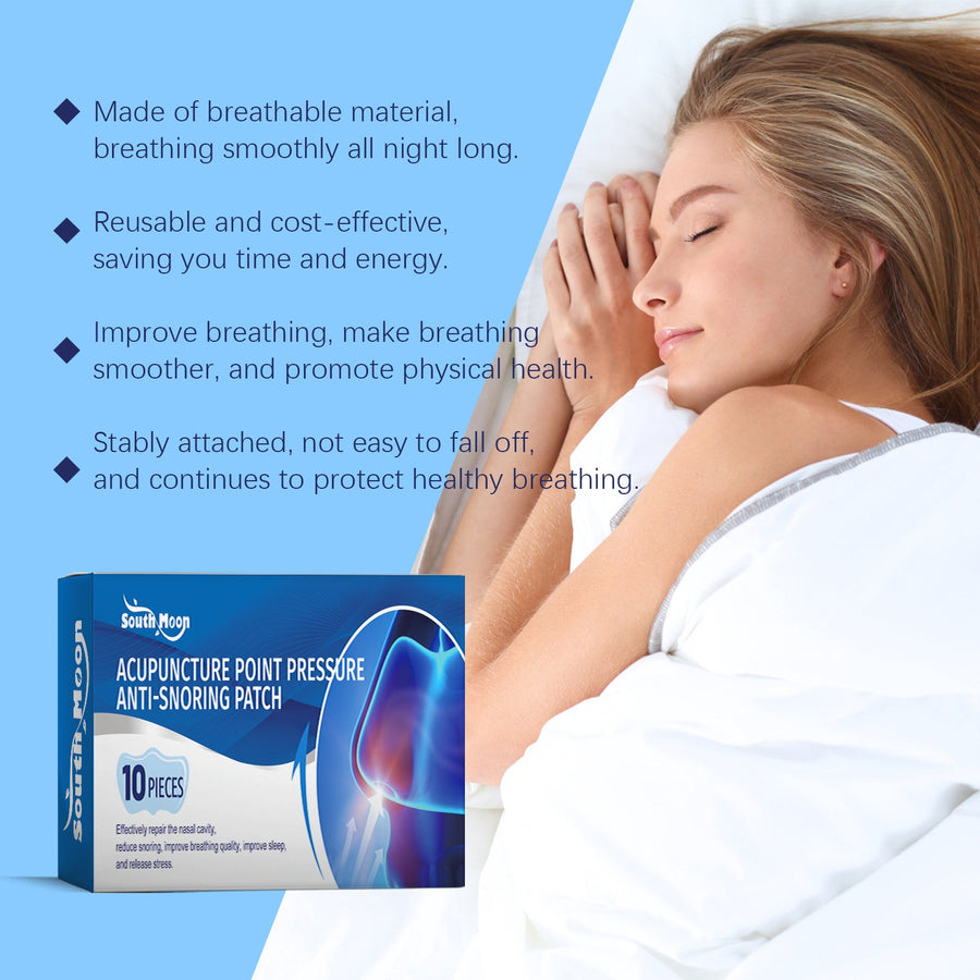 Anti-Snoring Nasal Patch — Acupressure Support for Quiet Sleep