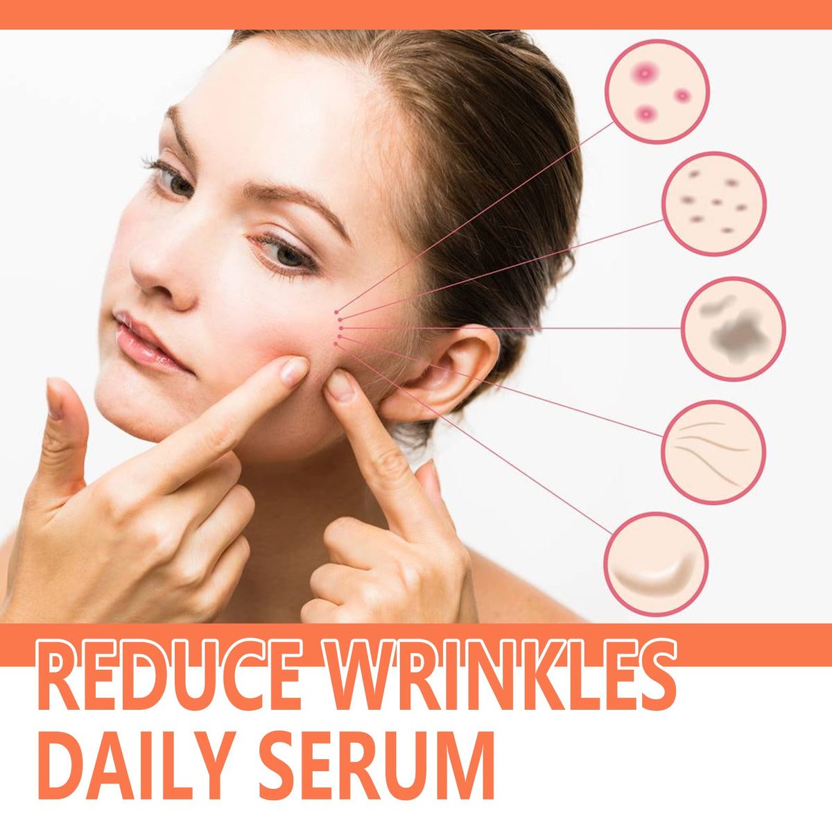Rose Oil & Vitamin C Serum – Reduce Wrinkles, Glow & Firm