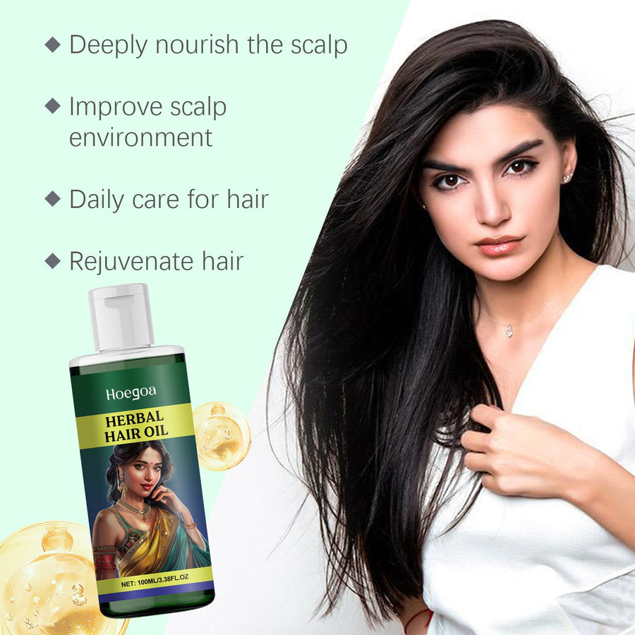 Herbal Hair Oil for Dry Hair & Fuller-Looking Hair