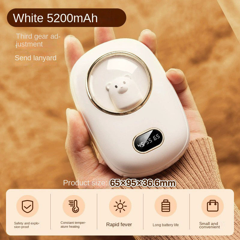 Hand Warmer Power Bank — 10000mAh, 7-Hour Heat, Astronaut