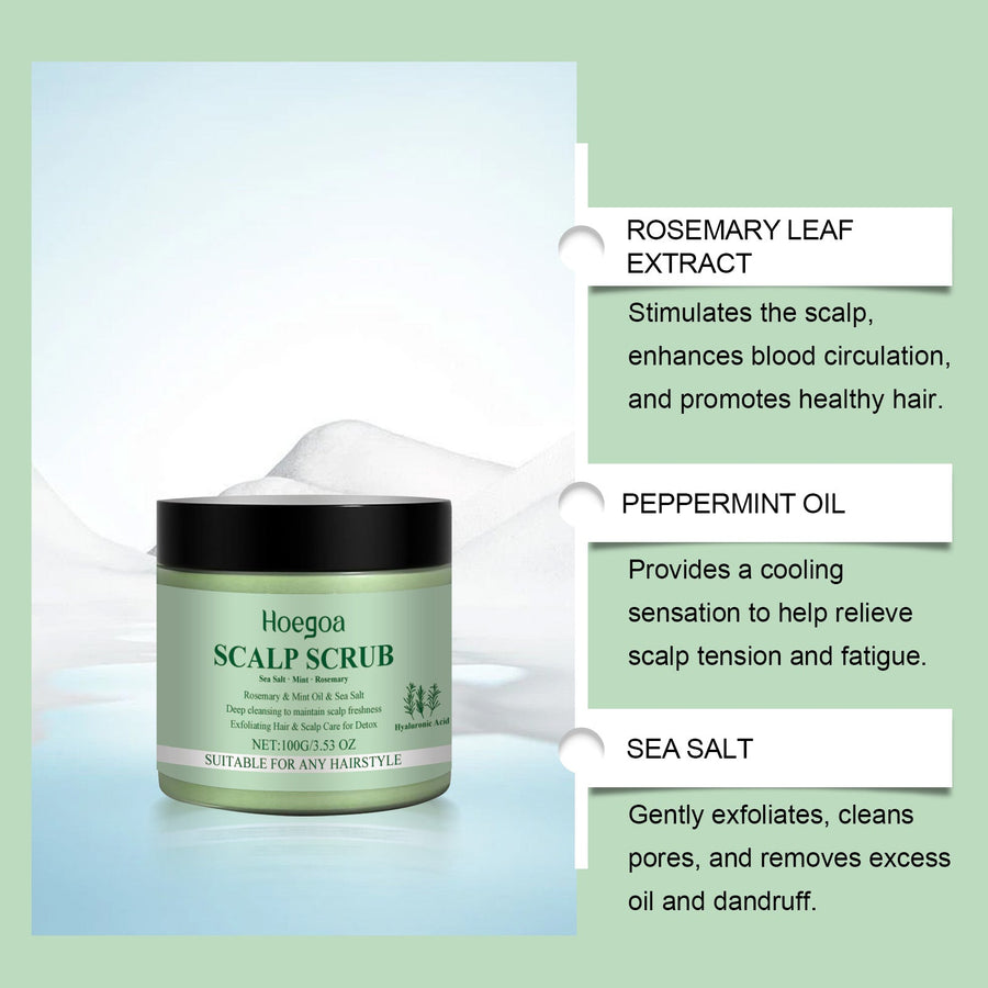 Rosemary Scalp Scrub for Hydrated, Fresh-Looking Scalp
