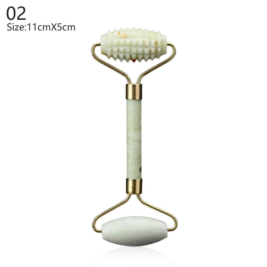 Double-Head Jade Face Roller for Soothing Massage