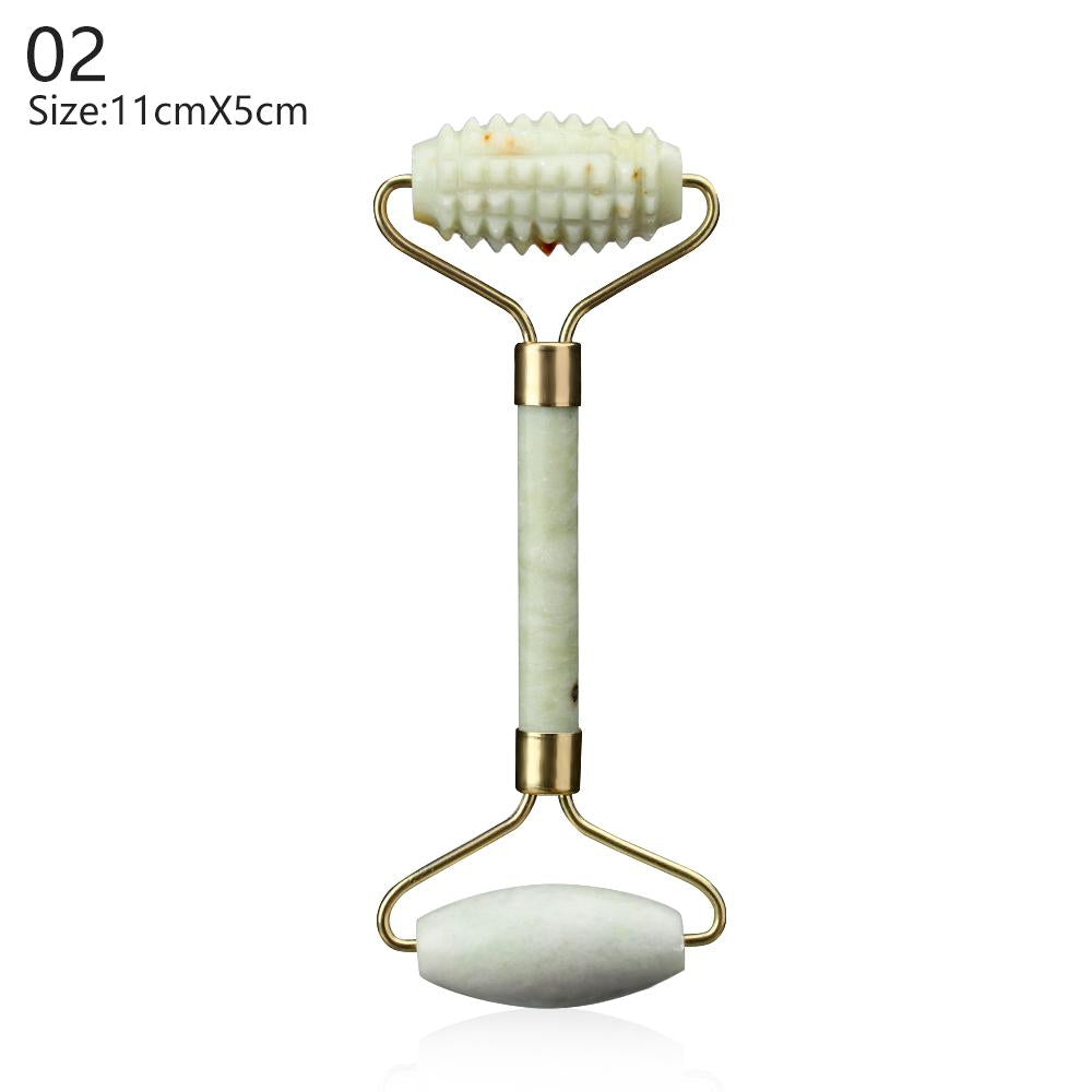 Double-Head Jade Face Roller for Soothing Massage