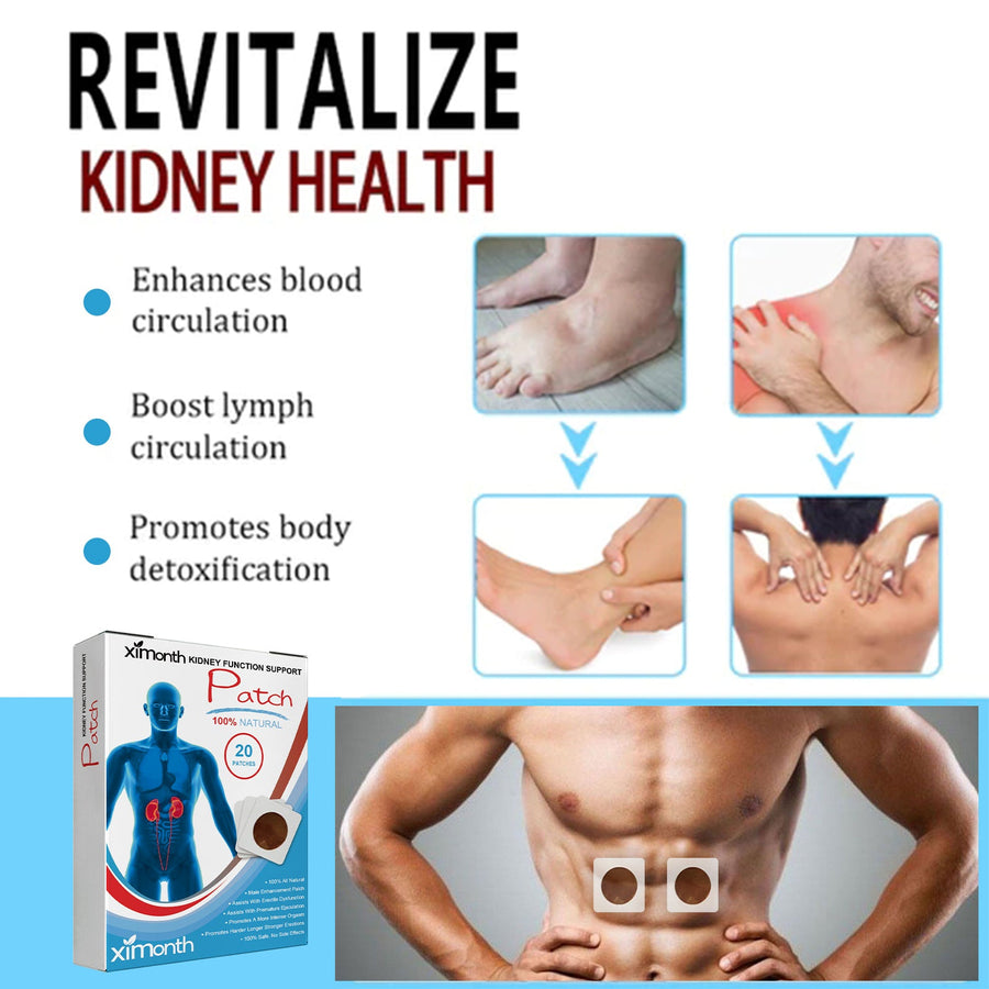 Kidney Support Patch — 100% Natural Back Pain & Men’s Wellness