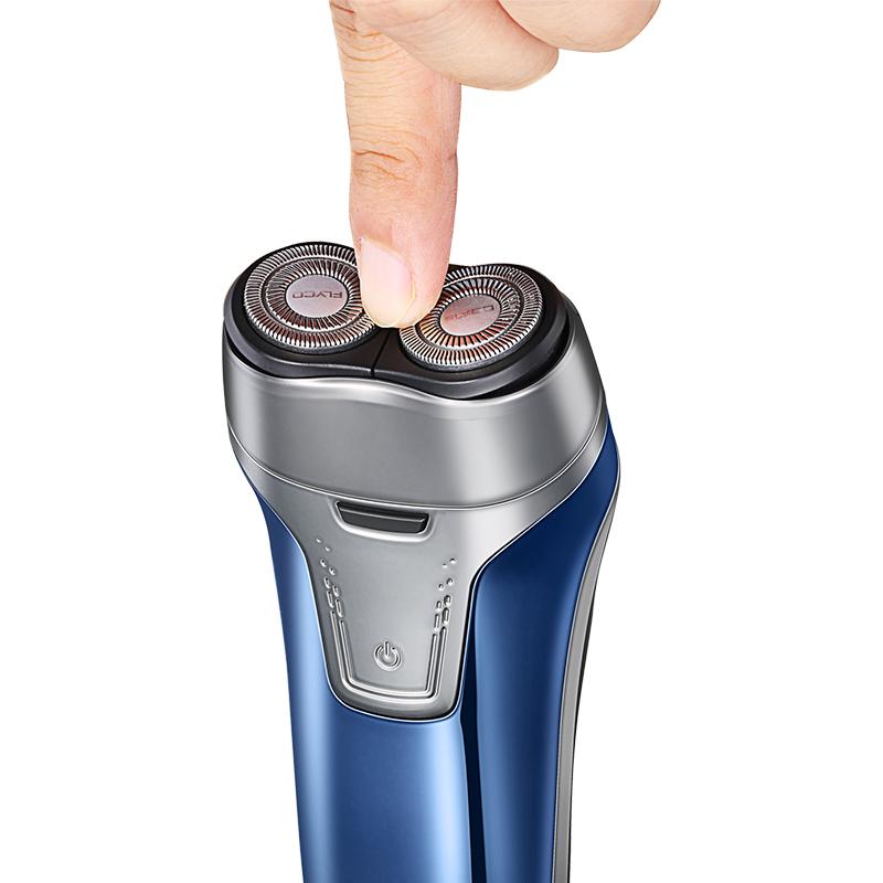 Flyco FS868 Electric Shaver — Dual Floating Heads, Full