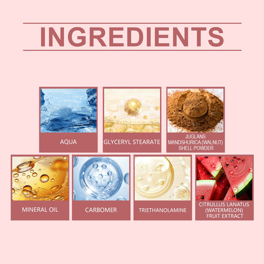 OceAura Watermelon Scrub - Gentle Daily Face Exfoliator