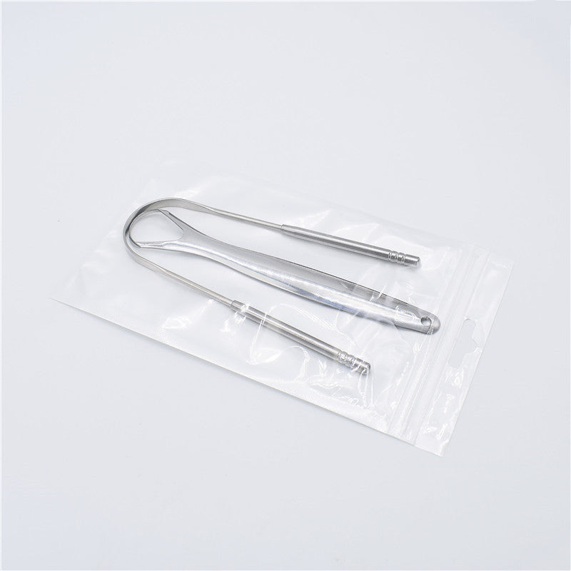 Stainless Steel Tongue Scraper – Remove Bad Breath