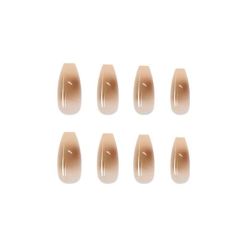 Press-On Ballet Nails for a Smudged Nude Manicure