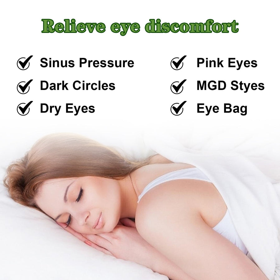 Steam Eye Mask for Tired Eyes — Instant Herbal Relief from