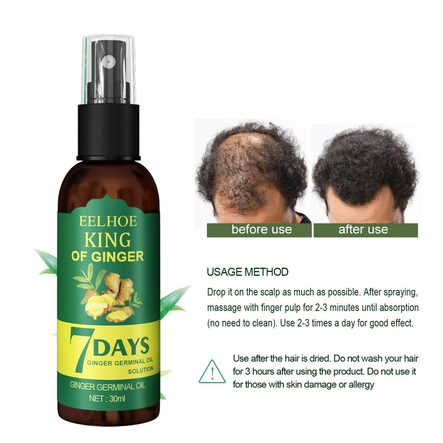 Ginger Hair Spray for Stronger, Fuller-Looking Hair
