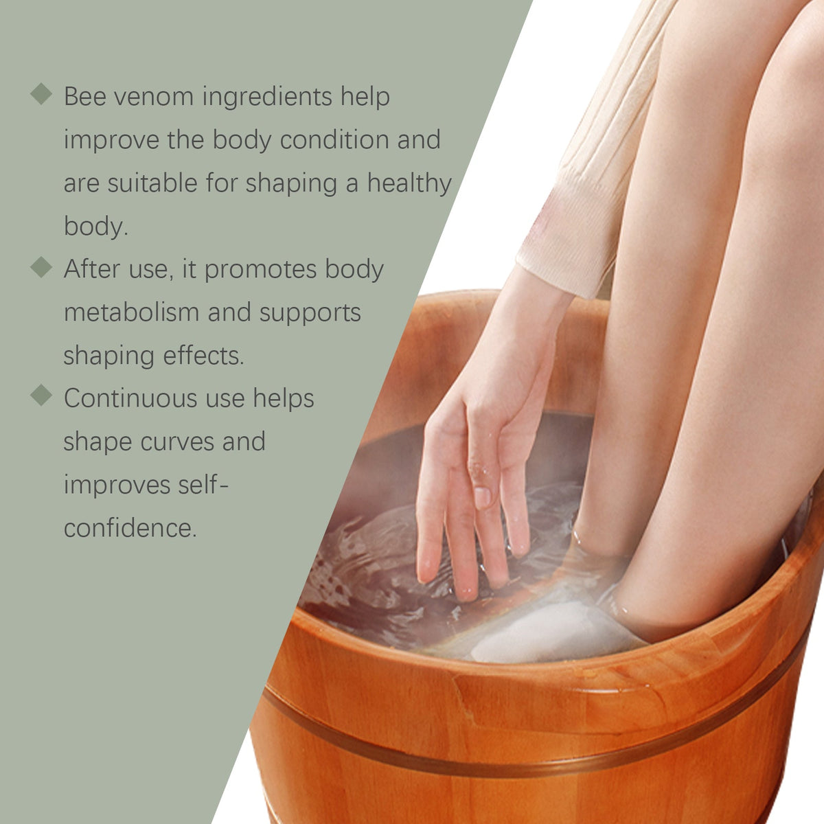 Bee Venom Foot Soak Beads for Swelling & Joint Relief