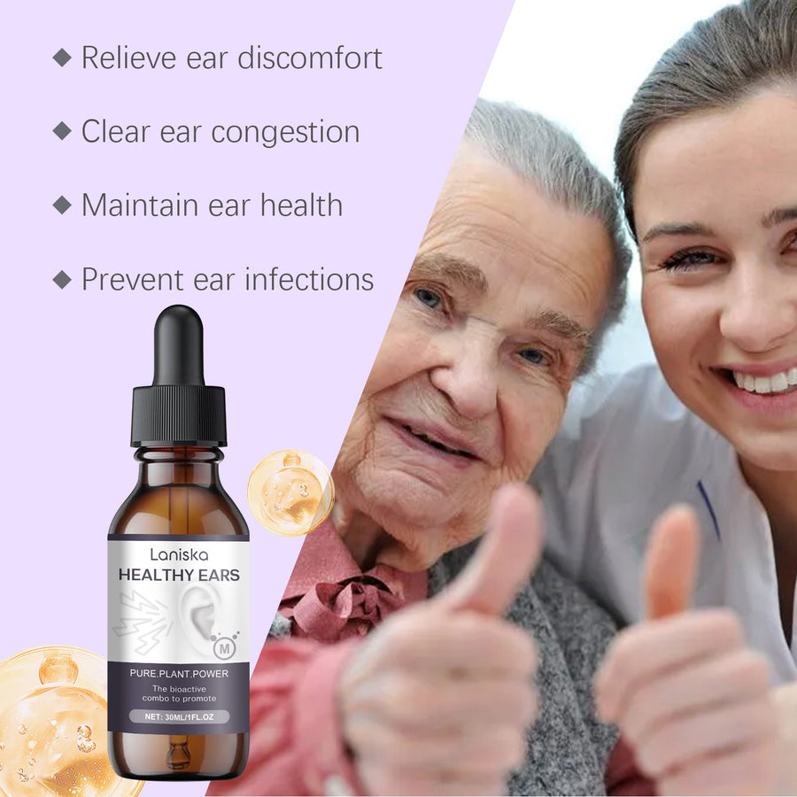 Herbal Ear Drops for Gentle Daily Earwax Cleansing