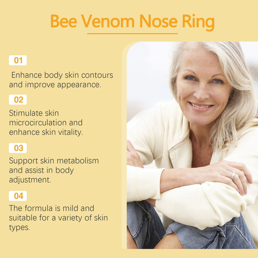 Bee Venom Nose Rings – Magnetic Body Contouring Set (7 Pc)