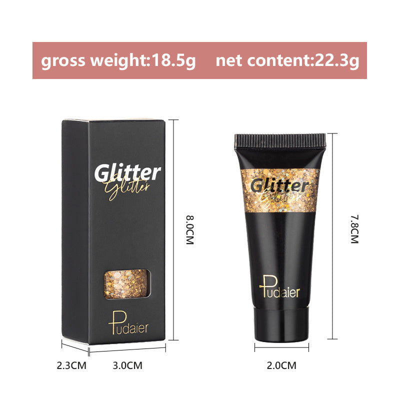 Liquid Glitter Eyeshadow for High-Flash Stage Looks