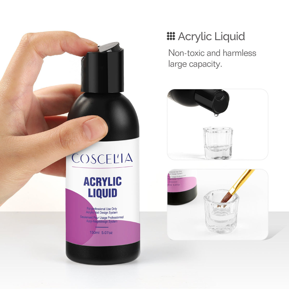 120g Professional Acrylic Nail Kit — Salon-Quality Powder