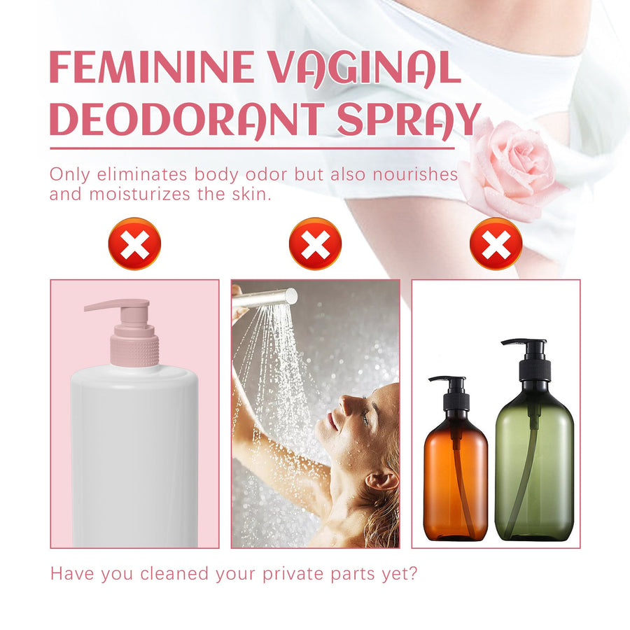 Feminine Deodorant Spray — Relieves Itching & Odor, Gentle
