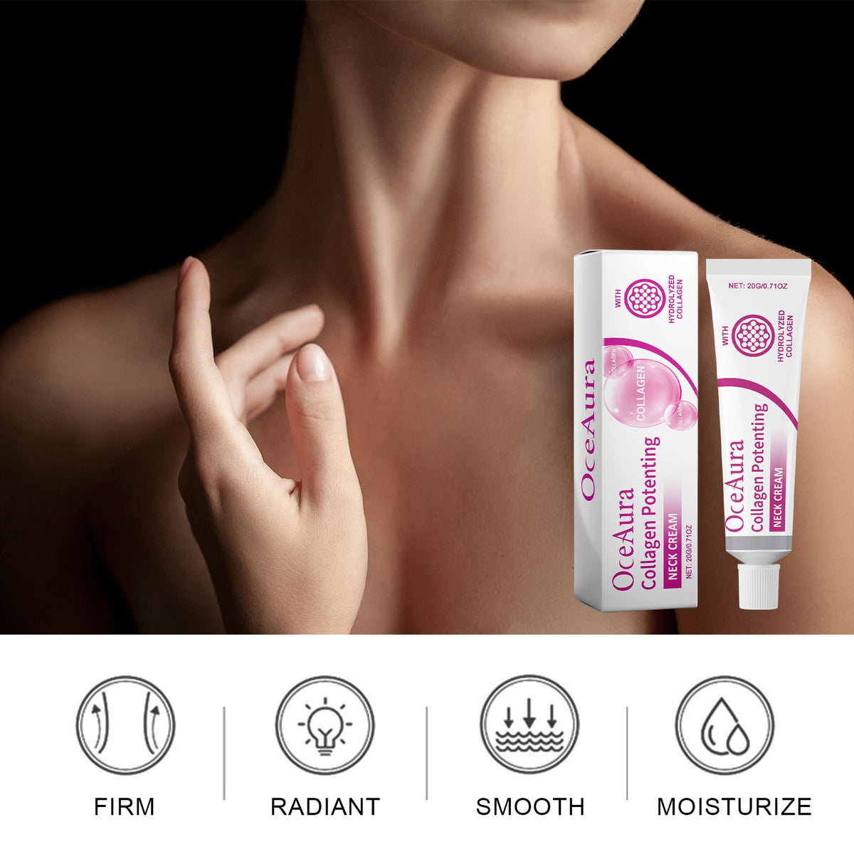 Collagen Neck Cream for Firming & Smoothing Lines