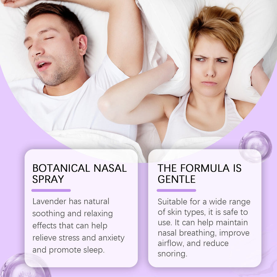 Lavender Anti‑Snoring Nasal Spray — Natural Snore Relief