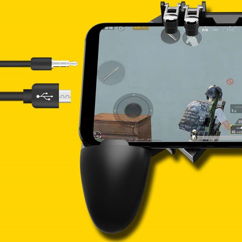 Mobile Gamepad with Metal Triggers — Console Control for PUBG