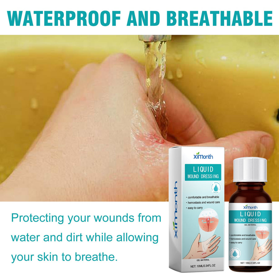 Liquid Bandage for Wounds – Breathable, Transparent Film, 10ml