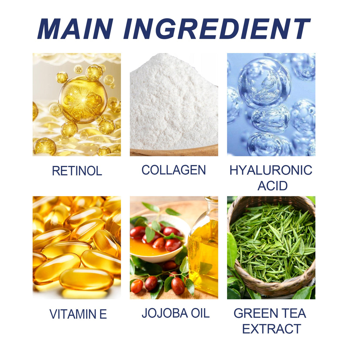 Retinol Collagen Face Cream for Fine Lines & Dry Skin
