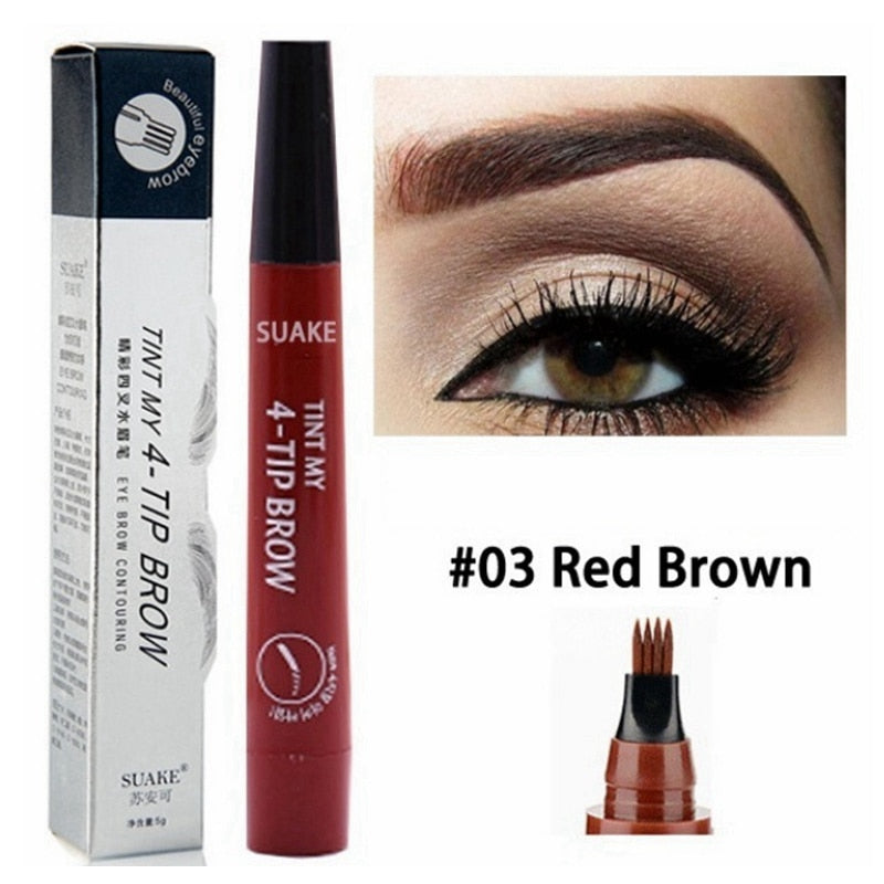 Waterproof Eyebrow Pencil for Natural Hair Strokes