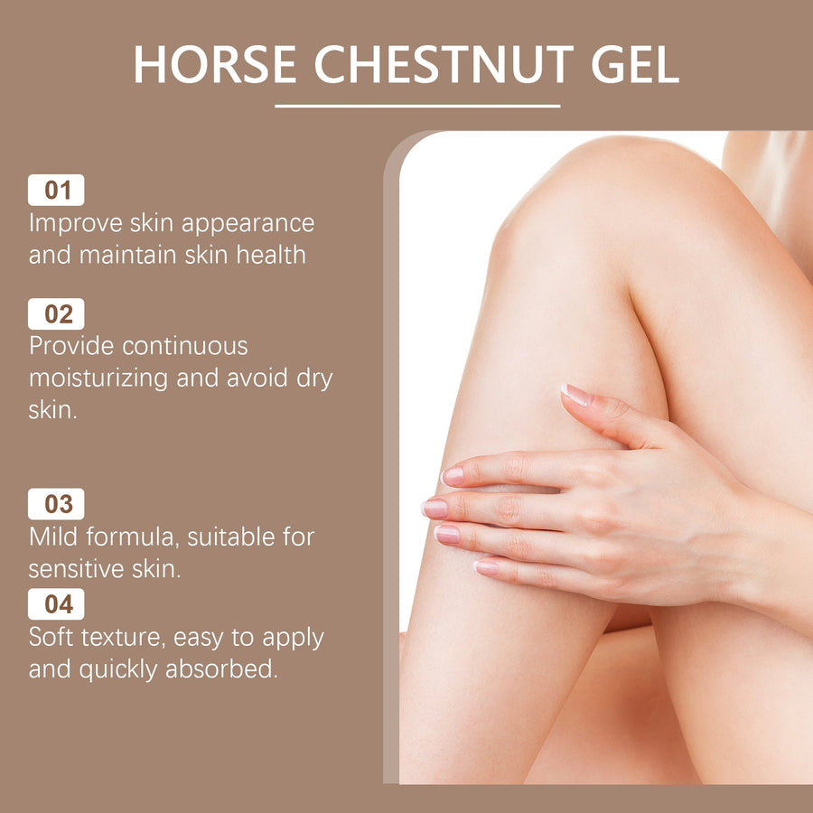 Horse Chestnut Leg Gel — Reduces Varicose Veins & Relieves