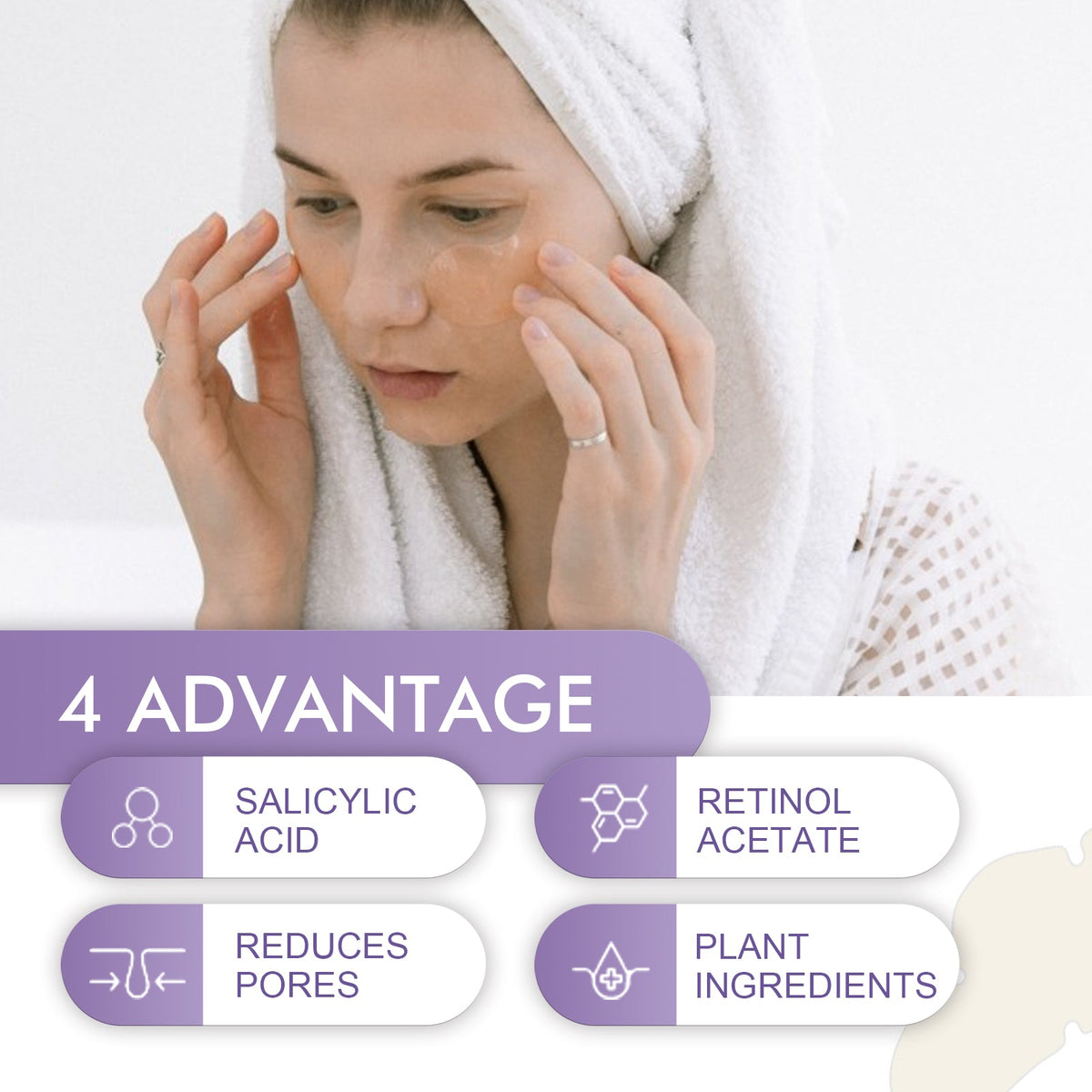 Pimple Patches with Retinol & Salicylic Acid — Clear