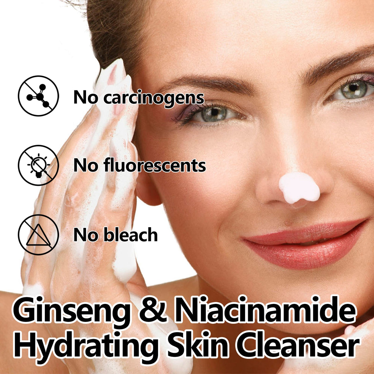 Ginseng Niacinamide Cleanser That Hydrates While It Cleans