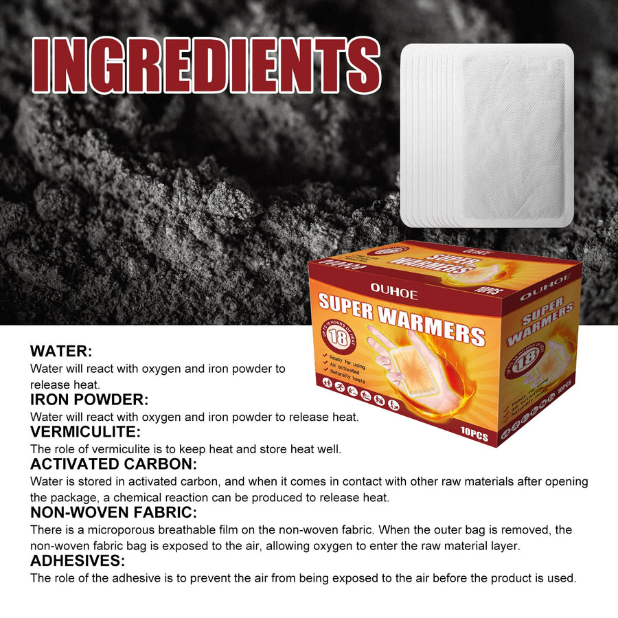 Disposable Heat Patches for Portable Winter Warmth