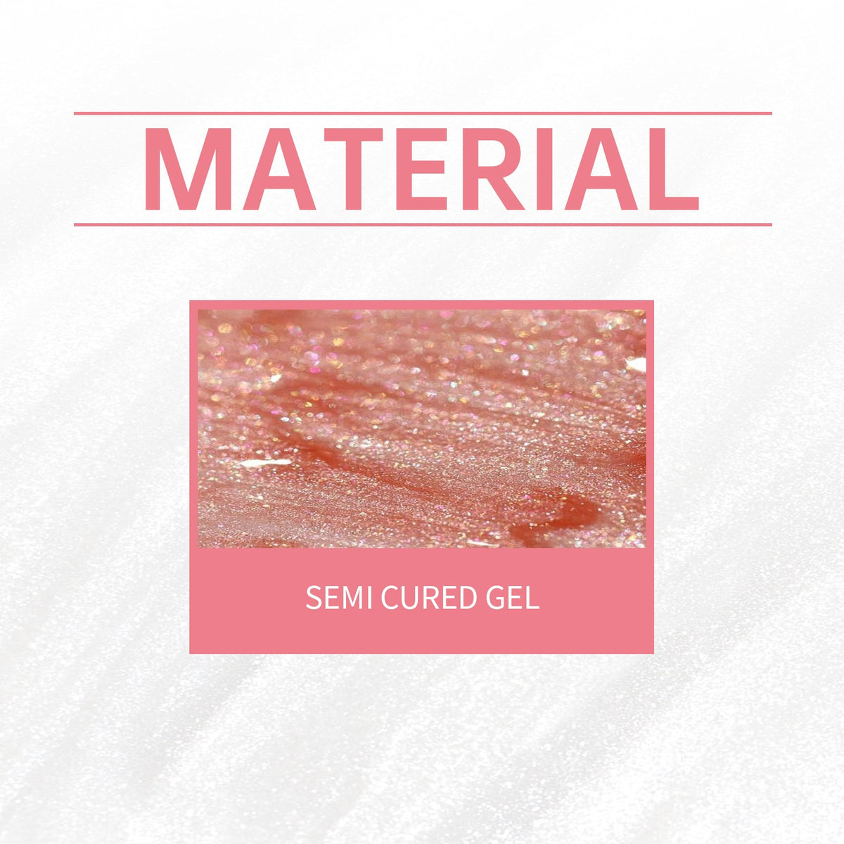 Semi-Cured Gel Nail Stickers - No UV Lamp Needed