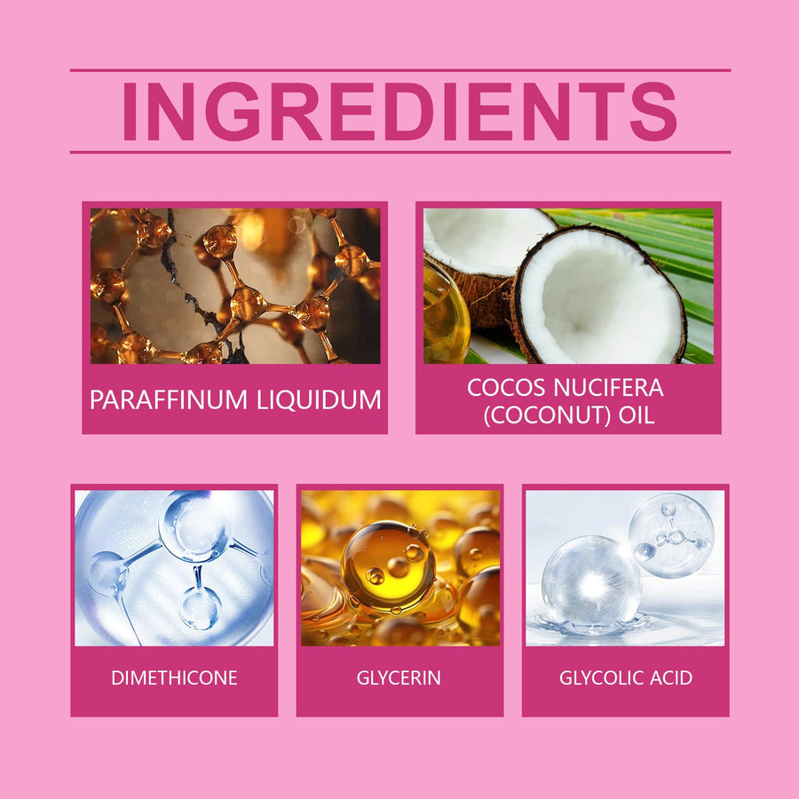 Leave-In Hair Serum for Smooth, Shiny, Frizz-Free Hair