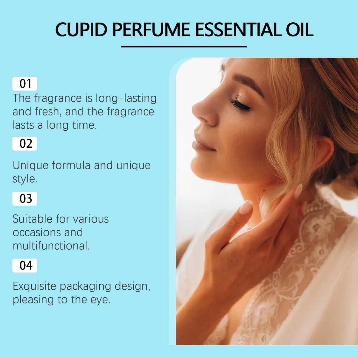 Cupid Perfume Oil For Fresh Romantic Scent To Go