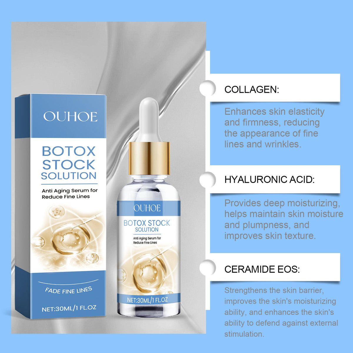 Anti-Wrinkle Facial Essence for Fine Lines & Firmness