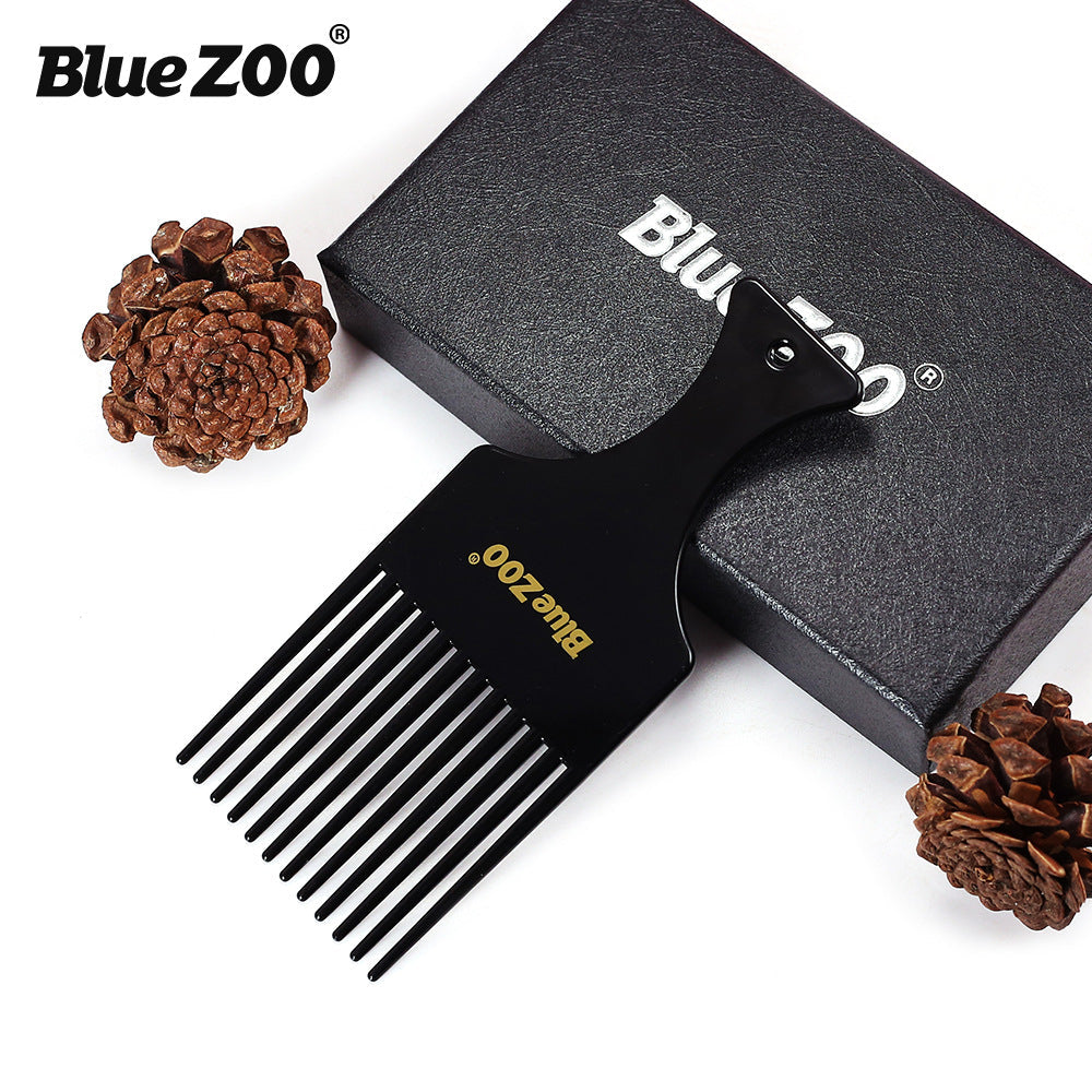 Dual-Sided Styling Comb – Rounded Teeth for Slicked-Back Hair