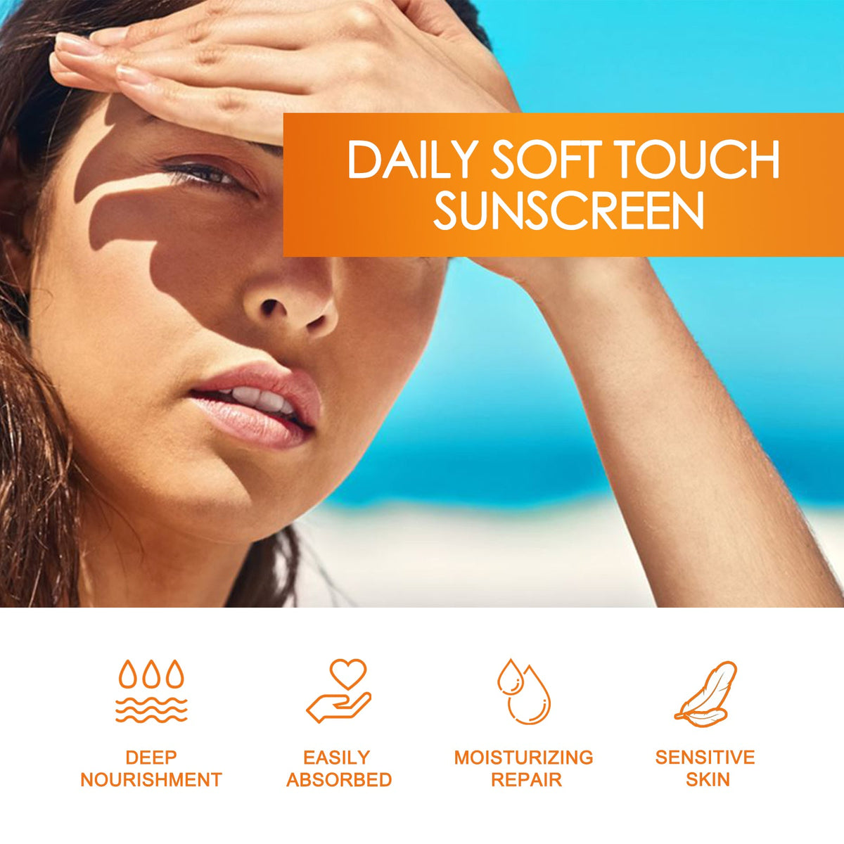 Daily Soft Touch Sunscreen SPF 50+ Non-Sticky Cream
