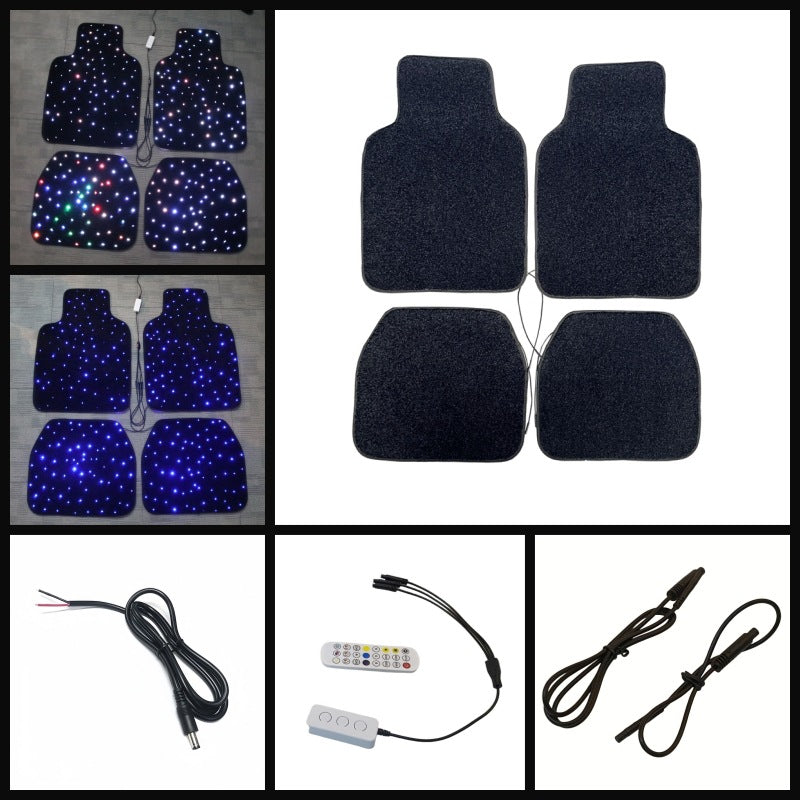 Starlight Fiber Optic Mats — Your Car, Now a Luxury Lounge