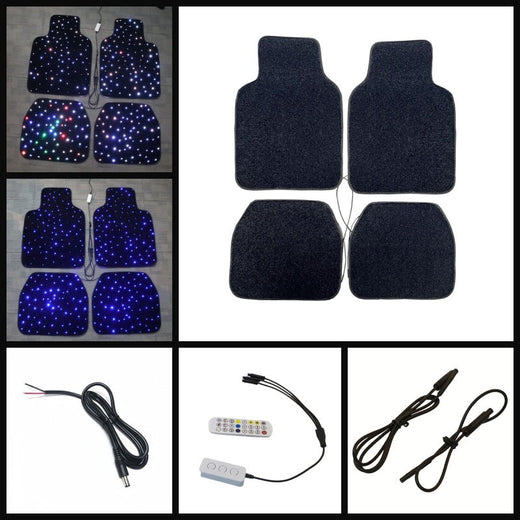 Starlight Fiber Optic Mats — Your Car, Now a Luxury Lounge