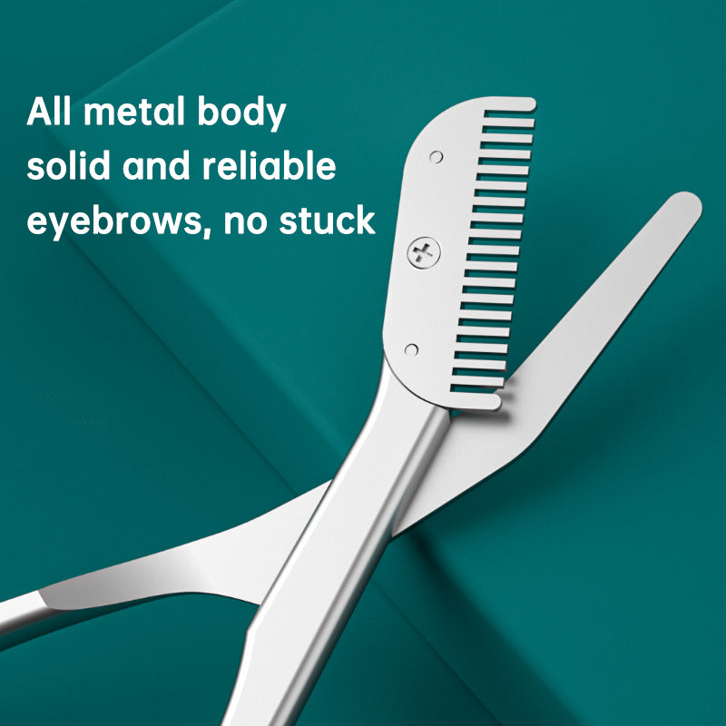 Precision Eyebrow Trimmer Scissors — Salon-Quality Brow