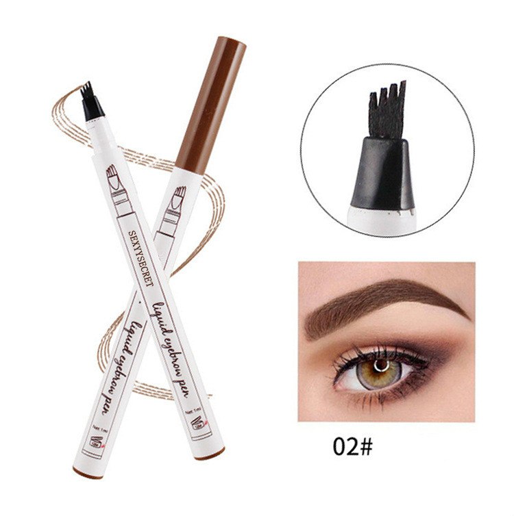 4-Prong Eyebrow Pencil for Natural-Looking Hair Strokes