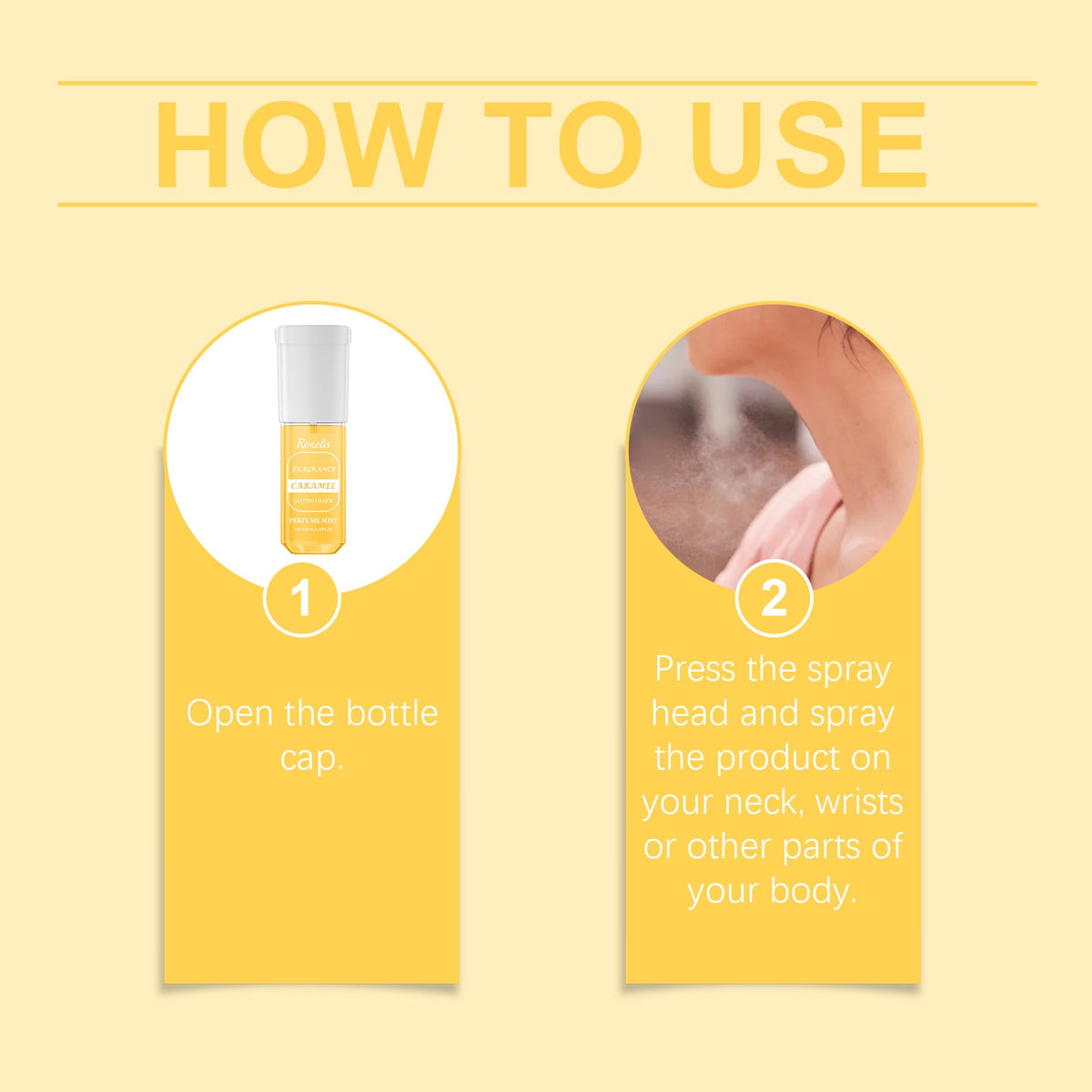 Caramel Perfume Spray for Long-Lasting Sweet Scent