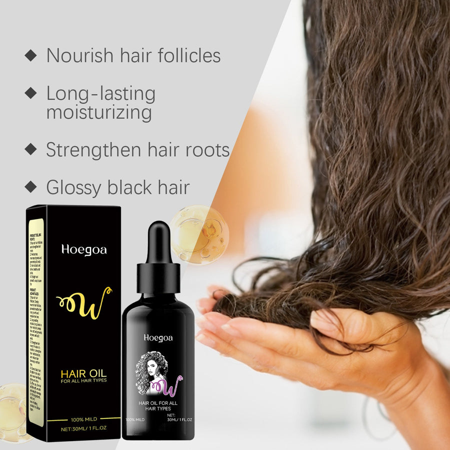 Hair Care Oil for Dry, Frizzy Hair & Scalp Moisture