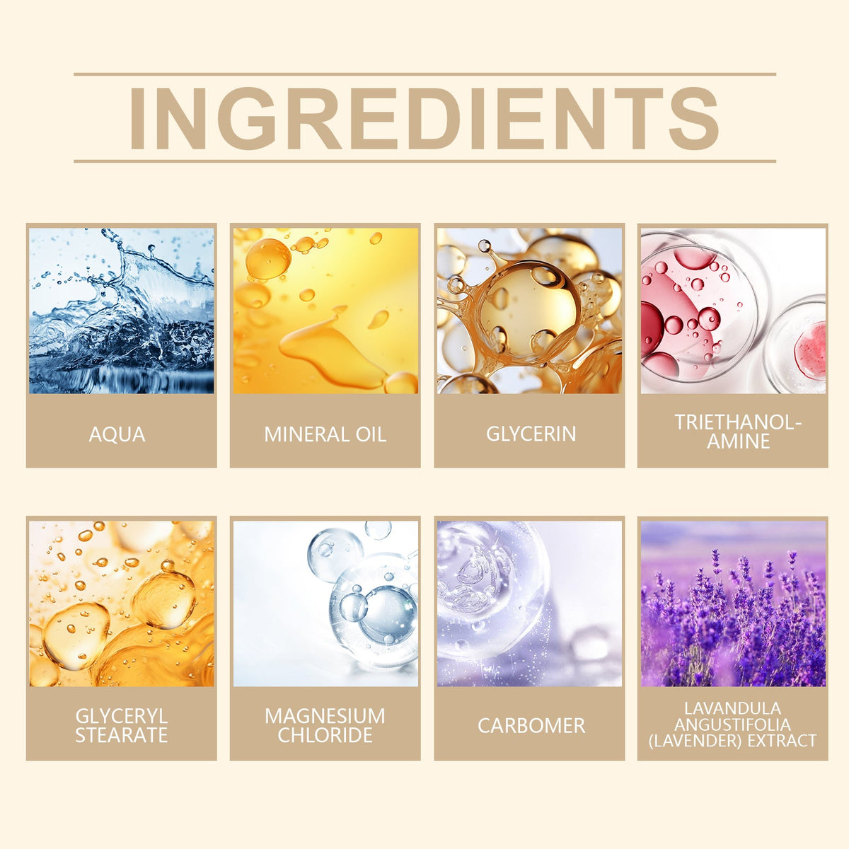 Lavender Magnesium Body Cream for Muscle Relief & Sleep