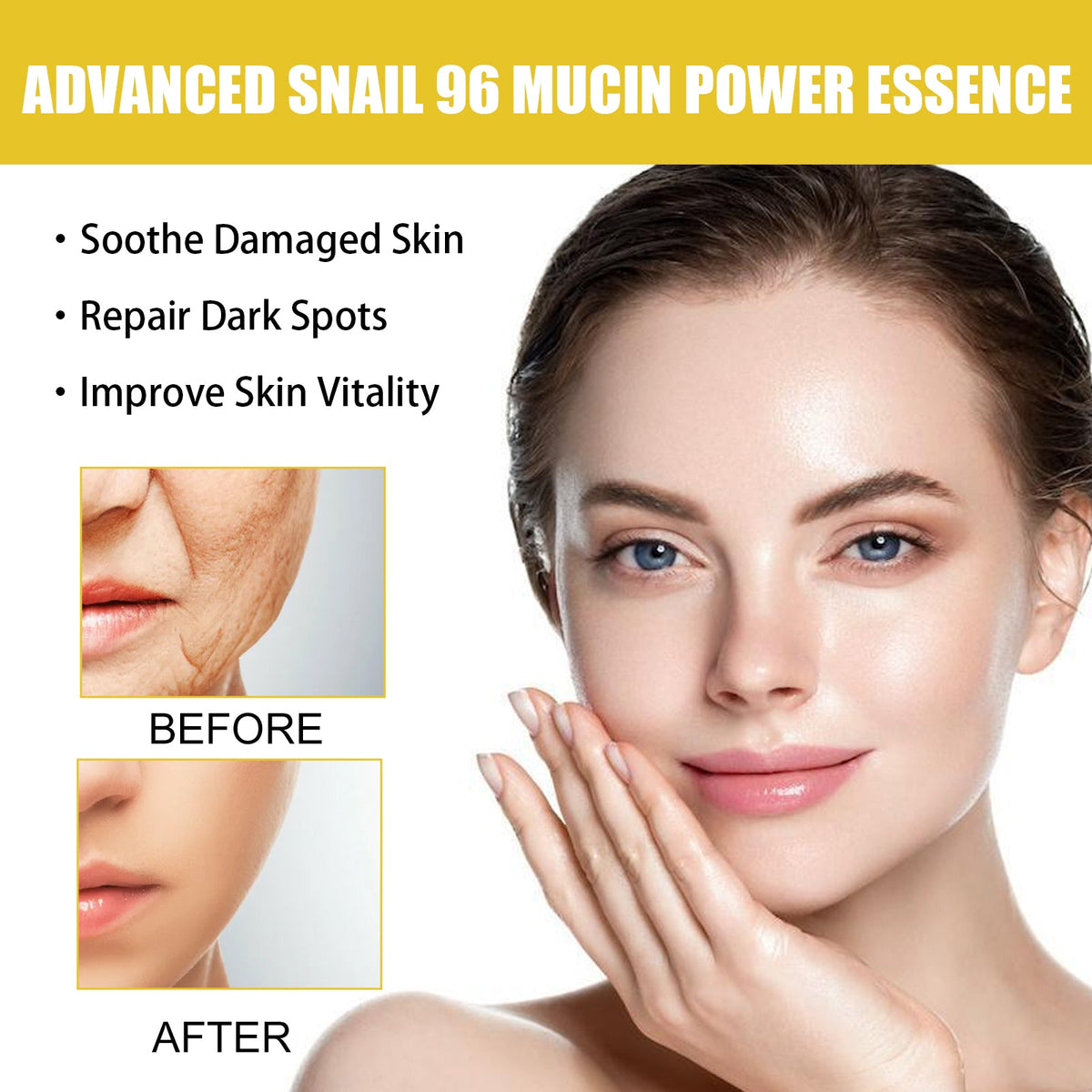 Snail Collagen Essence for Fine Lines & Dark Spots