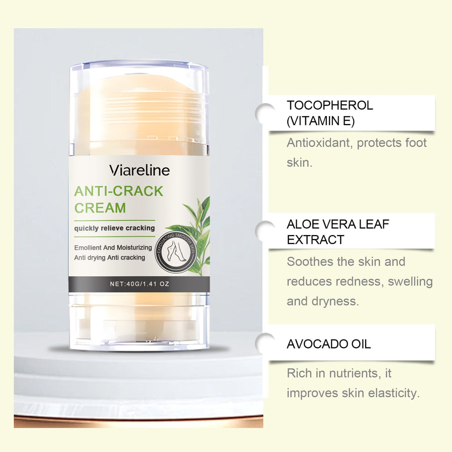 Foot Care Stick for Cracked, Dry Heel Relief Daily