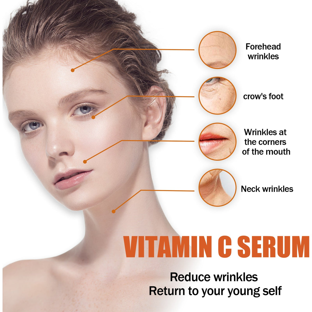 Vitamin C Serum for Firming, Wrinkles & Brightening