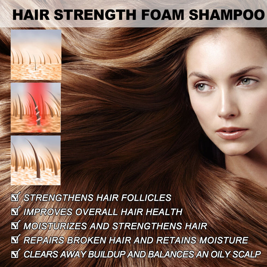 Foam Shampoo for Fuller-Looking, Hydrated Hair Care