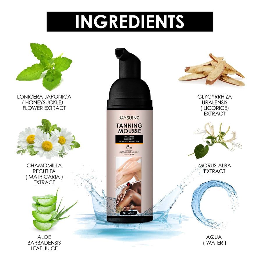 Self-Tanning Mousse for a Buildable, Natural-Looking Tan