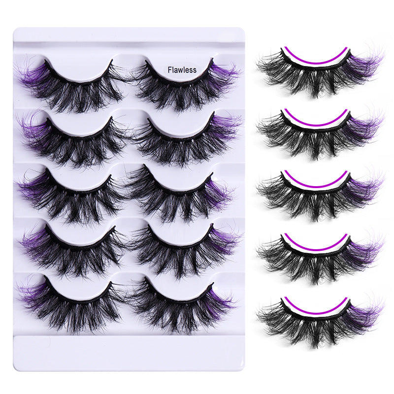 Colorful False Eyelashes for Dramatic Eye Makeup Looks